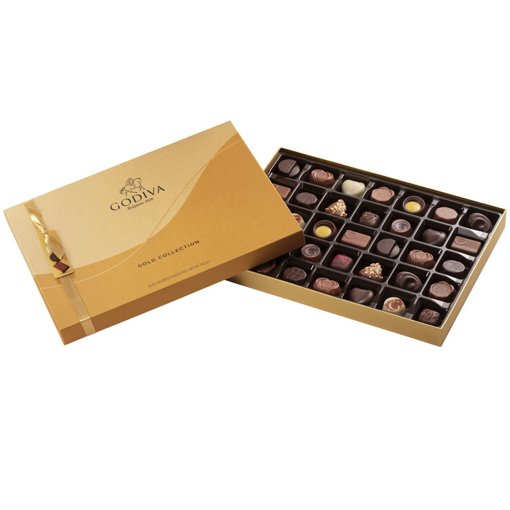 GODIVA箱 Gold Collection: Assorted Chocolate Box - 35pcs |godiva EU