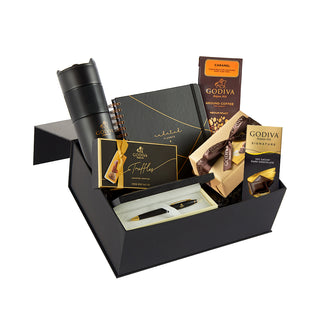 Elegant Chocolate and Office Essentials Box