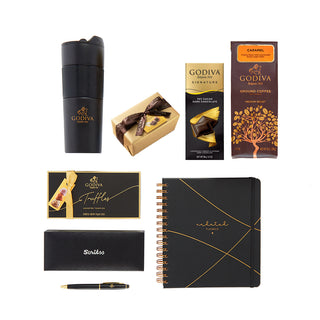 Elegant Chocolate and Office Essentials Box